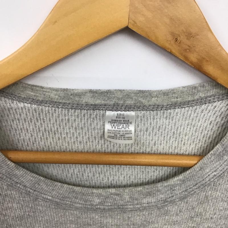 モルガン MORGAN カットソー 長袖 長袖カットソー 無地カットソー クルーネック 90s 00s M 無地 灰 / グレー /  メンズ USED 古着 中古 10151105