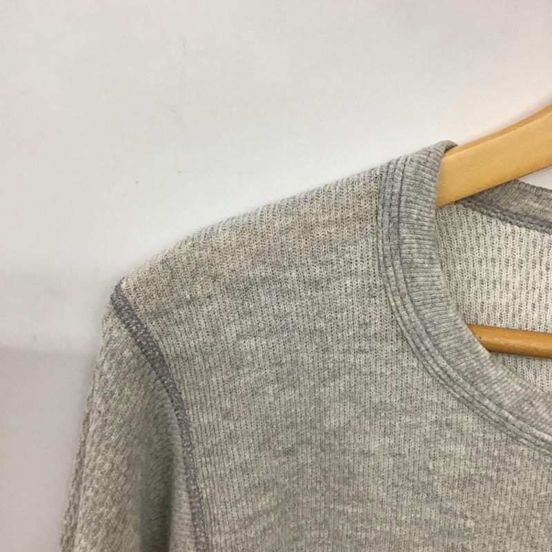 モルガン MORGAN カットソー 長袖 長袖カットソー 無地カットソー クルーネック 90s 00s M 無地 灰 / グレー /  メンズ USED 古着 中古 10151105