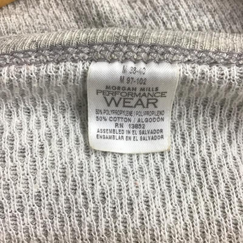 モルガン MORGAN カットソー 長袖 長袖カットソー 無地カットソー クルーネック 90s 00s M 無地 灰 / グレー /  メンズ USED 古着 中古 10151105