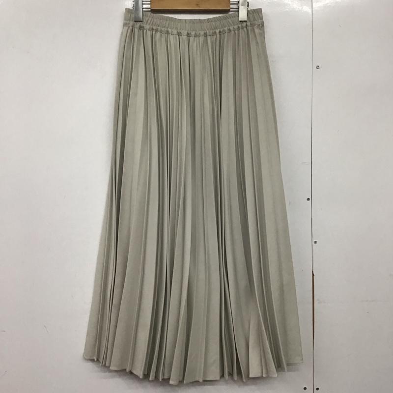 ニコアンド niko and... スカート ロングスカート NKN32504SM L 無地 灰 / グレー /  レディース USED 古着 中古 10151107