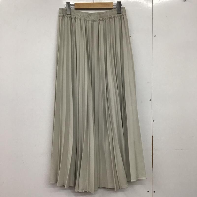 ニコアンド niko and... スカート ロングスカート NKN32504SM L 無地 灰 / グレー /  レディース USED 古着 中古 10151107