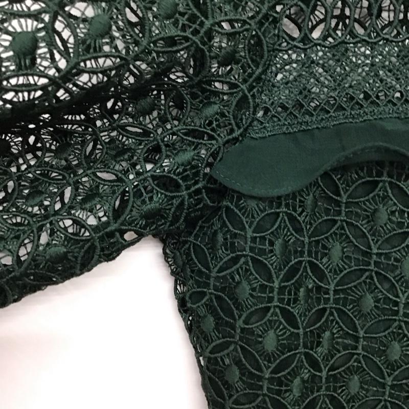 ザラウーマン ZARA WOMAN ワンピース ひざ丈スカート XS 無地 緑 / グリーン /  レディース USED 古着 中古 10151108