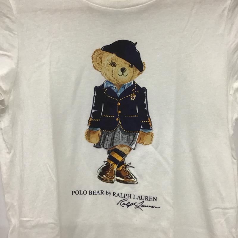 ポロラルフローレン POLO RALPH LAUREN ワンピース ひざ丈スカート 150cm 150cm プリント 白 / ホワイト /  ガールズ USED 古着 中古 10151111