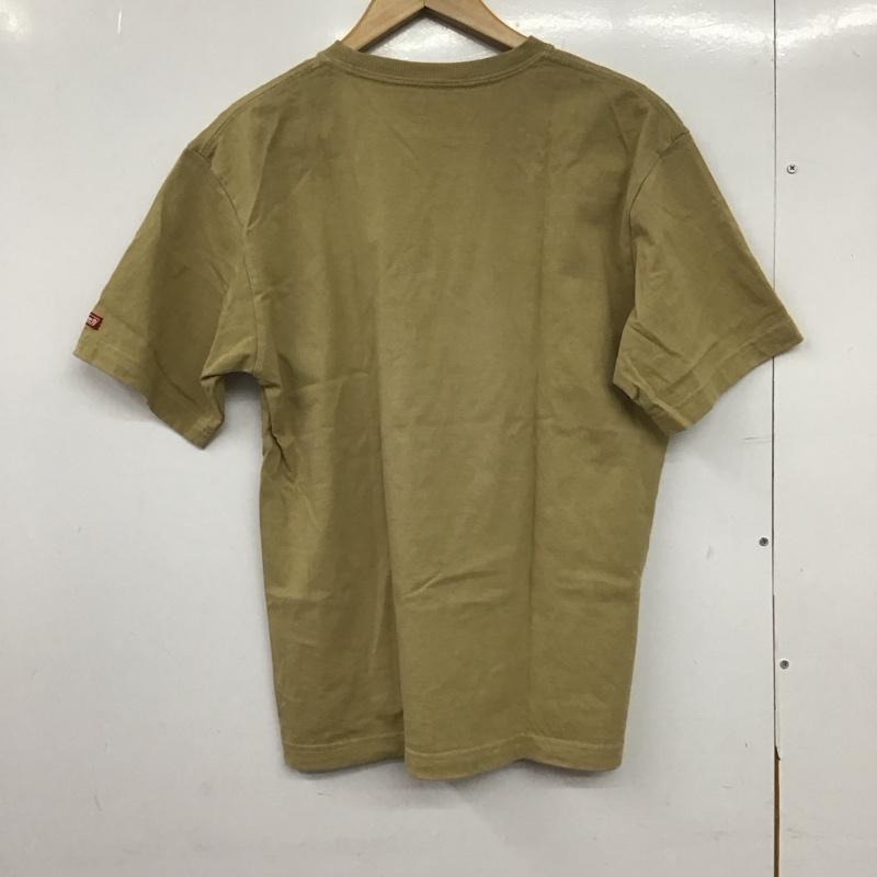 コールマン Coleman Tシャツ 半袖 半袖カットソー プリントTシャツ クルーネックカットソー M ロゴ、文字 ベージュ / ベージュ /  メンズ USED 古着 中古 10151113