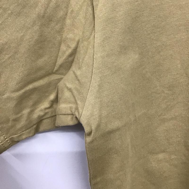 コールマン Coleman Tシャツ 半袖 半袖カットソー プリントTシャツ クルーネックカットソー M ロゴ、文字 ベージュ / ベージュ /  メンズ USED 古着 中古 10151113