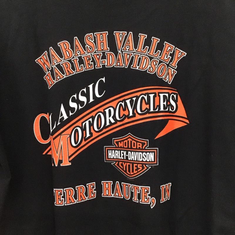 ハーレーダビッドソン Harley-Davidson Tシャツ 半袖 半袖カットソー プリントTシャツ クルーネックカットソー 2003 usa製 L プリント 黒 / ブラック /  メンズ USED 古着 中古 10151117