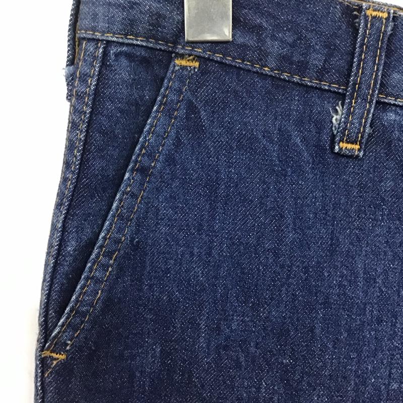 リーバイス Levi s パンツ デニム、ジーンズ デニムパンツ ワイドパンツ カジュアルパンツ 79年 カナダ製 32インチ 無地 インディゴ / インディゴ /  メンズ USED 古着 中古 10151125