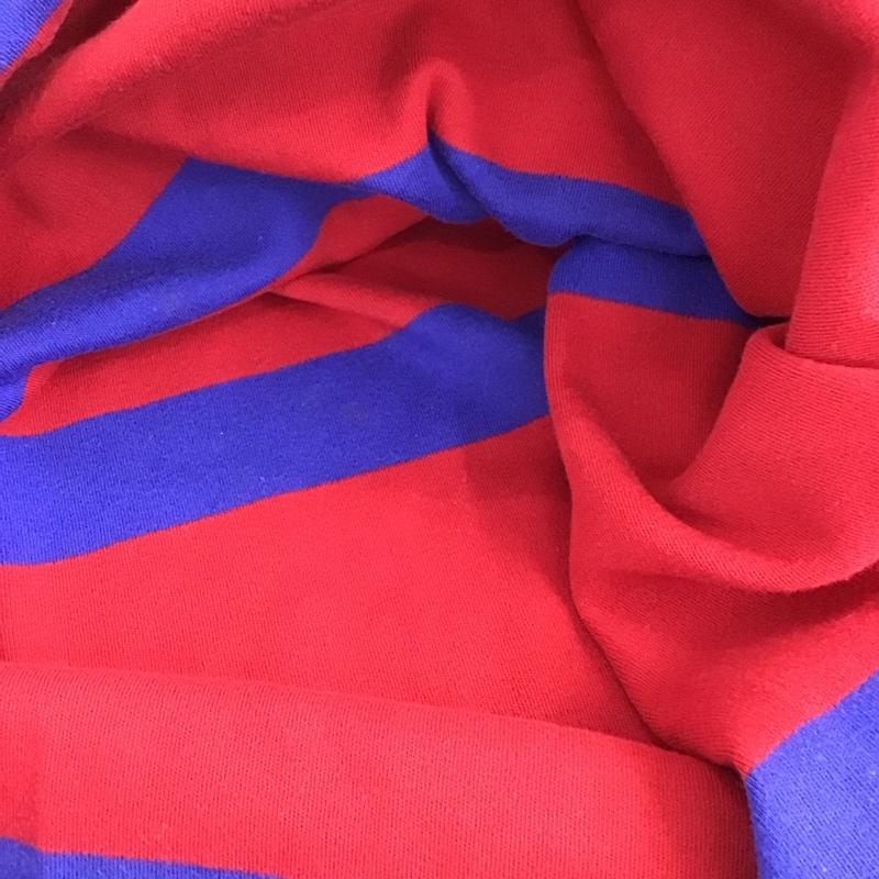 ポロバイラルフローレン Polo by RALPH LAUREN ポロシャツ 半袖 半袖ポロシャツ カラーシャツ 半袖カットソー L ボーダー柄 赤 / レッド / X 青 / ブルー /  メンズ USED 古着 中古 10151127