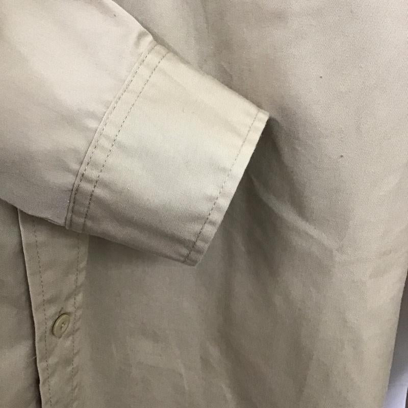 古着 USED シャツ、ブラウス 長袖 長袖シャツ 無地シャツ カラーシャツ 古着 S ロゴ、文字 ベージュ / ベージュ /  メンズ USED 古着 中古 10151131
