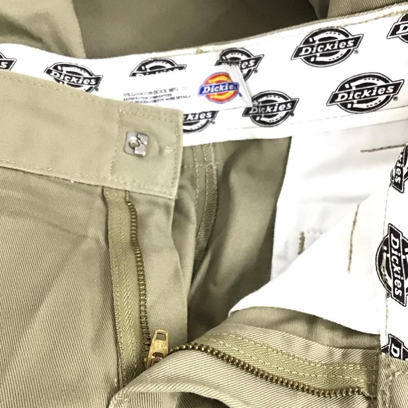 ディッキーズ Dickies パンツ ワークパンツ、ペインターパンツ ワークパンツ ワイドパンツ カジュアルパンツ 28インチ 無地 ベージュ / ベージュ /  メンズ USED 古着 中古 10151135