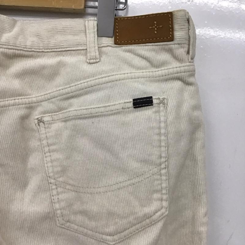 ビームス ジャパン BEAMS JAPAN パンツ ワークパンツ、ペインターパンツ コーデュロイパンツ スリムパンツ カジュアルパンツ ストレッチパンツ XL 無地 アイボリー / アイボリー /  メンズ USED 古着 中古 10151138
