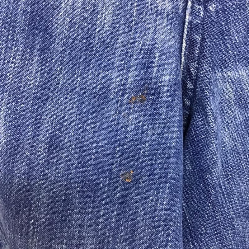 シアーズ SEARS パンツ デニム、ジーンズ デニムパンツ ワイドパンツ カジュアルパンツ ストレッチパンツ 80s ダメージ加工 インディゴ / インディゴ /  メンズ USED 古着 中古 10151139