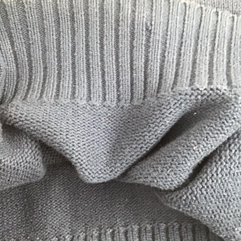 ポロバイラルフローレン Polo by RALPH LAUREN ニット、セーター 長袖 長袖ニットカットソー クルーネック セーター M ロゴ、文字 紺 / ネイビー /  メンズ USED 古着 中古 10151140
