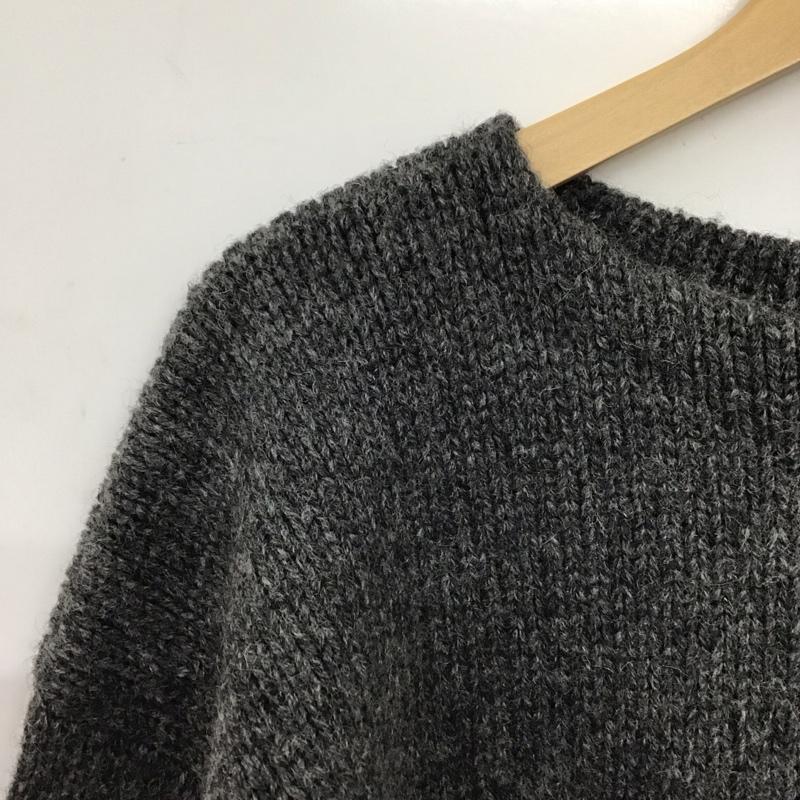 ポロバイラルフローレン Polo by RALPH LAUREN ニット、セーター 長袖 長袖ニットカットソー クルーネック セーター L プリント 灰 / グレー /  メンズ USED 古着 中古 10151141