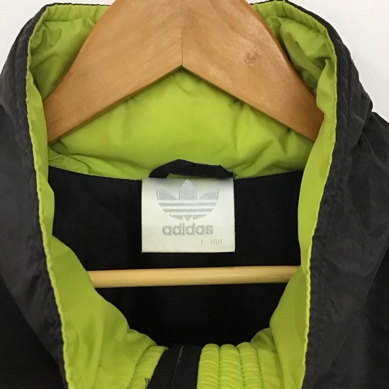 アディダス adidas ジャケット、上着 ジャンパー、ブルゾン ジップアップジャケット ナイロンジャケット アウター 70s 80s vertex M ロゴ、文字 黒 / ブラック /  メンズ USED 古着 中古 10151145