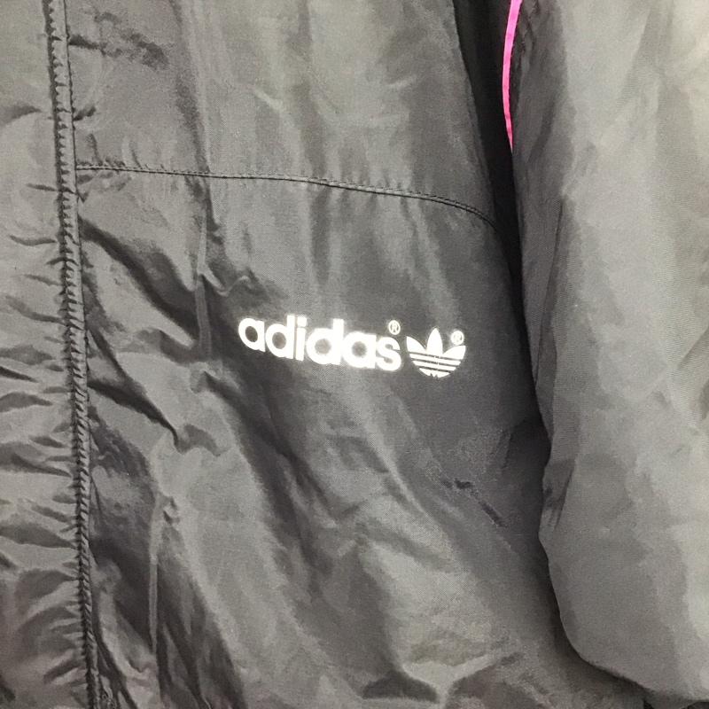 アディダス adidas ジャケット、上着 ジャンパー、ブルゾン ジップアップジャケット ナイロンジャケット アウター 70s 80s vertex M ロゴ、文字 黒 / ブラック /  メンズ USED 古着 中古 10151145