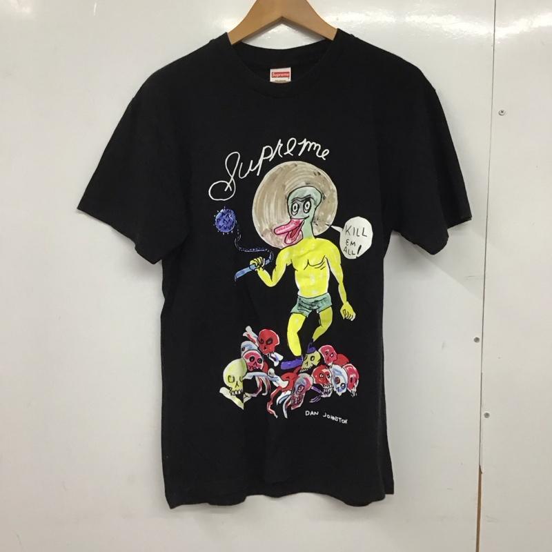 シュプリーム Supreme Tシャツ 半袖 7SS DanielJohnstonKillEmAll プリントTシャツ S プリント 黒 / ブラック /  メンズ USED 古着 中古 10151148