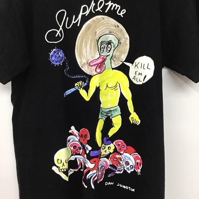 シュプリーム Supreme Tシャツ 半袖 7SS DanielJohnstonKillEmAll プリントTシャツ S プリント 黒 / ブラック /  メンズ USED 古着 中古 10151148