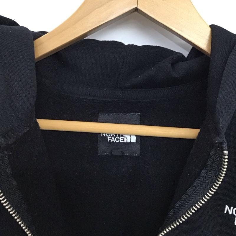 ザノースフェイス THE NORTH FACE パーカー 長袖 nt61836 ジップアップパーカー M ロゴ、文字 黒 / ブラック /  メンズ USED 古着 中古 10151153