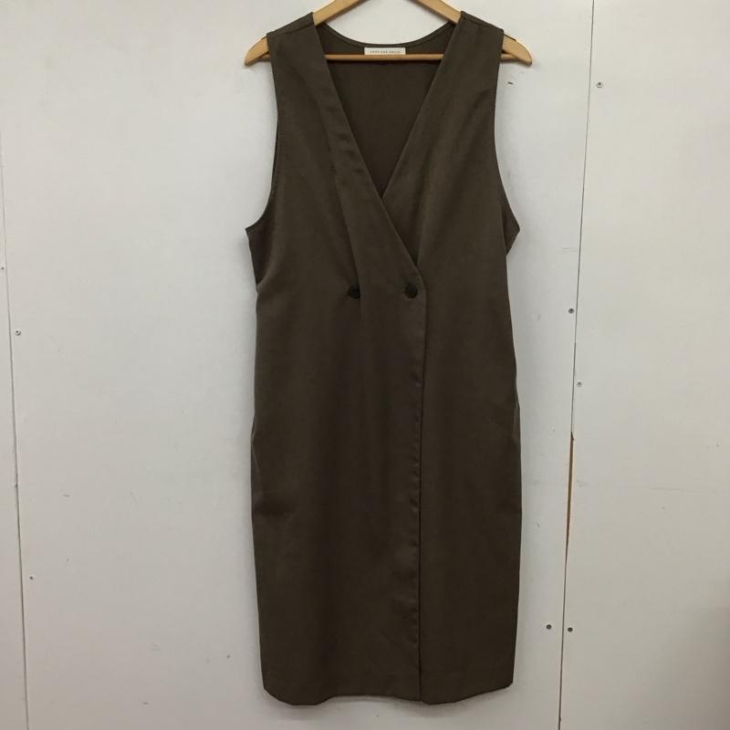 アメリカンホリック AMERICAN HOLIC ベスト ベスト FREE 無地 茶 / ブラウン /  レディース USED 古着 中古 10151165