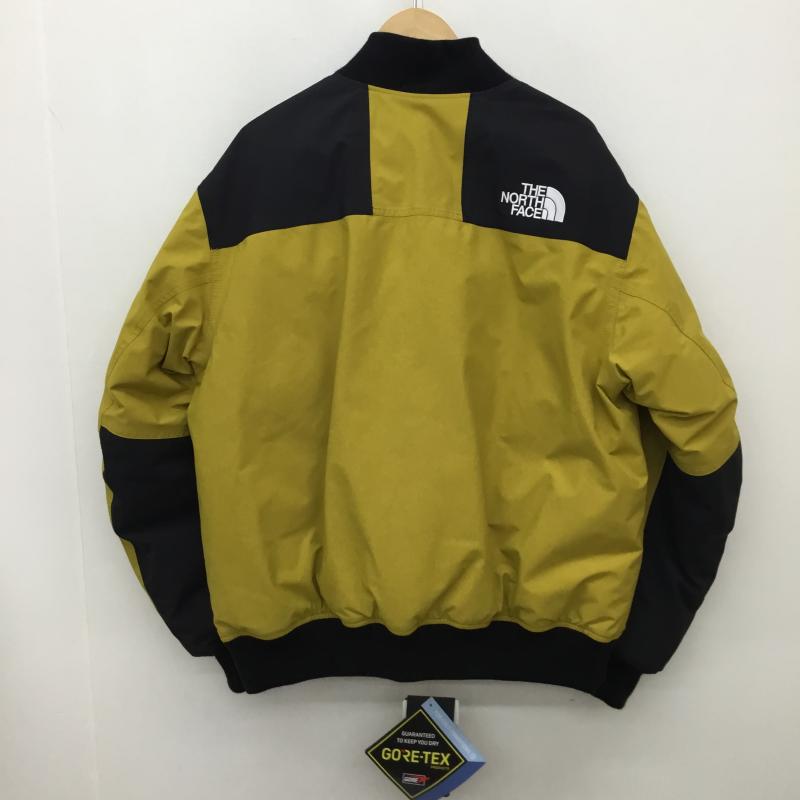 ザノースフェイス THE NORTH FACE ジャケット、上着 ダウンジャケット ND92233R Down Stadium Jacket L ロゴ、文字 黒 / ブラック / X マスタード / マスタード / X 金 / ゴールド /  メンズ USED 古着 中古 10151167