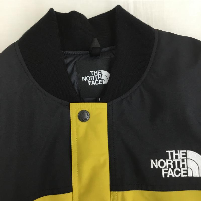 ザノースフェイス THE NORTH FACE ジャケット、上着 ダウンジャケット ND92233R Down Stadium Jacket L ロゴ、文字 黒 / ブラック / X マスタード / マスタード / X 金 / ゴールド /  メンズ USED 古着 中古 10151167