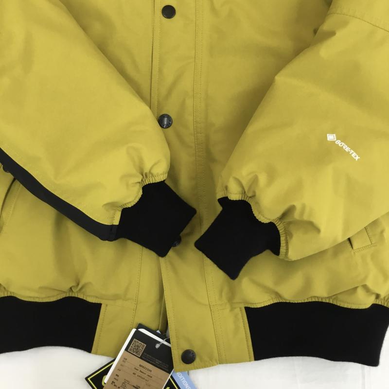ザノースフェイス THE NORTH FACE ジャケット、上着 ダウンジャケット ND92233R Down Stadium Jacket L ロゴ、文字 黒 / ブラック / X マスタード / マスタード / X 金 / ゴールド /  メンズ USED 古着 中古 10151167