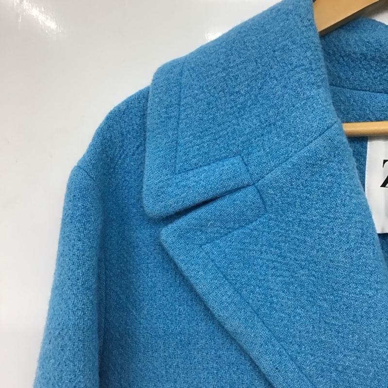 ザラ ZARA コート コート一般 S 無地 水色 / ライトブルー /  レディース USED 古着 中古 10151172