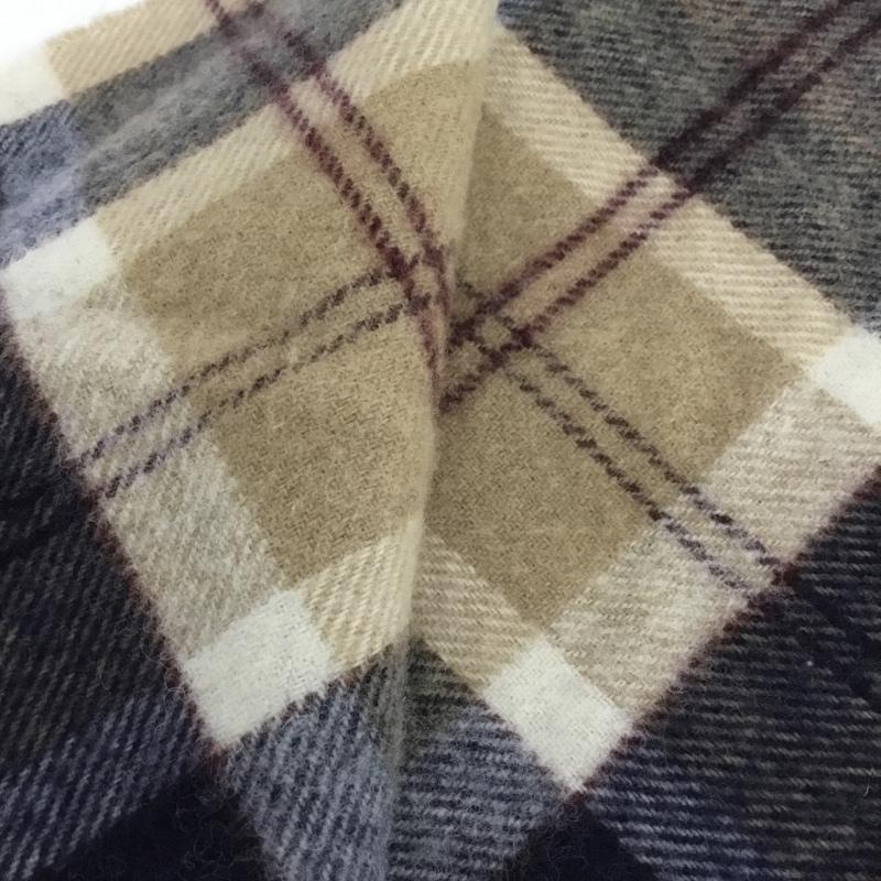 古着 USED マフラー マフラー ROYAL HEATHER フリンジ ラムウール チェック マルチカラー / マルチカラー /  メンズ USED 古着 中古 10151186