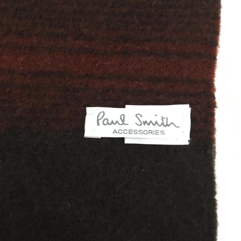 ポールスミス Paul Smith マフラー マフラー ウール フリンジ ボーダー柄 マルチカラー / マルチカラー /  メンズ USED 古着 中古 10151187