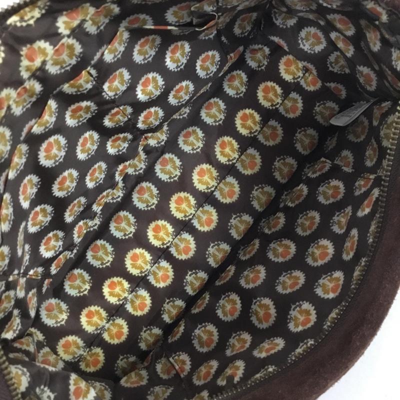 アナスイ ANNASUI ショルダーバッグ ショルダーバッグ スエード ロゴ、文字 茶 / ブラウン /  レディース USED 古着 中古 10151189