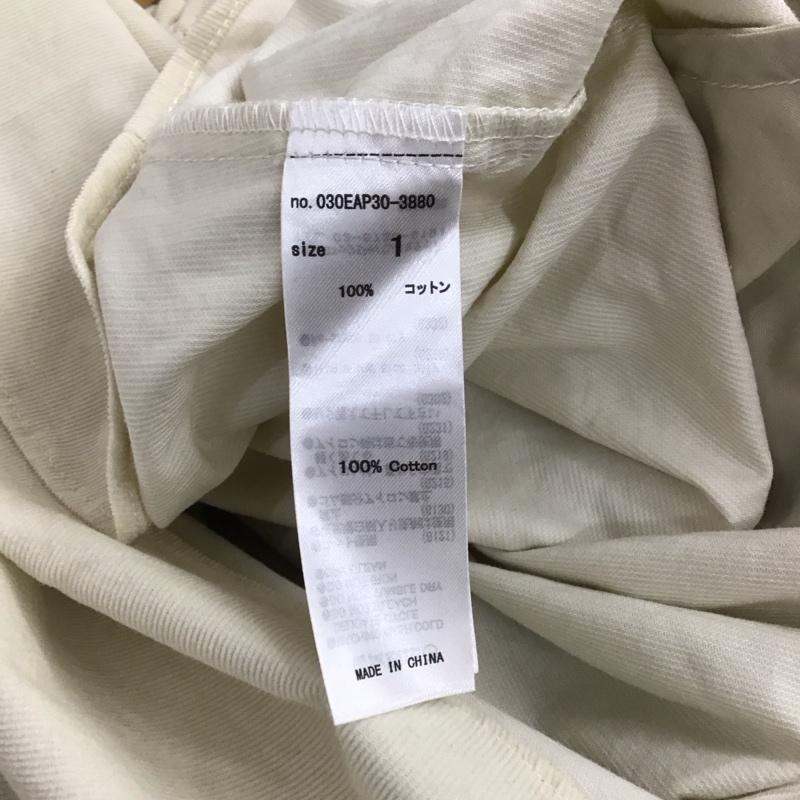 スライ SLY ワンピース ひざ丈スカート 030EAP30-3880 VOLUME FRILL OP 1 無地 アイボリー / アイボリー /  レディース USED 古着 中古 10151195
