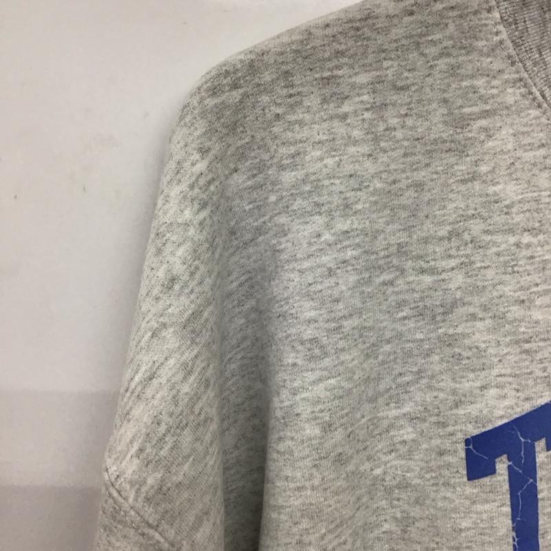 クーキー KOOKY N トレーナー 長袖 タグ付 FREE ロゴ、文字 X プリント 灰 / グレー /  レディース USED 古着 中古 10151198