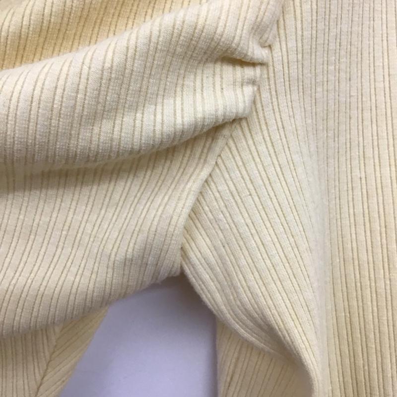 ダブルクローゼット w closet カーディガン 七分袖 FREE 無地 黄 / イエロー /  レディース USED 古着 中古 10151206