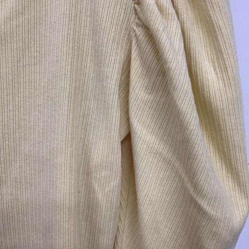 ダブルクローゼット w closet カーディガン 七分袖 FREE 無地 黄 / イエロー /  レディース USED 古着 中古 10151206