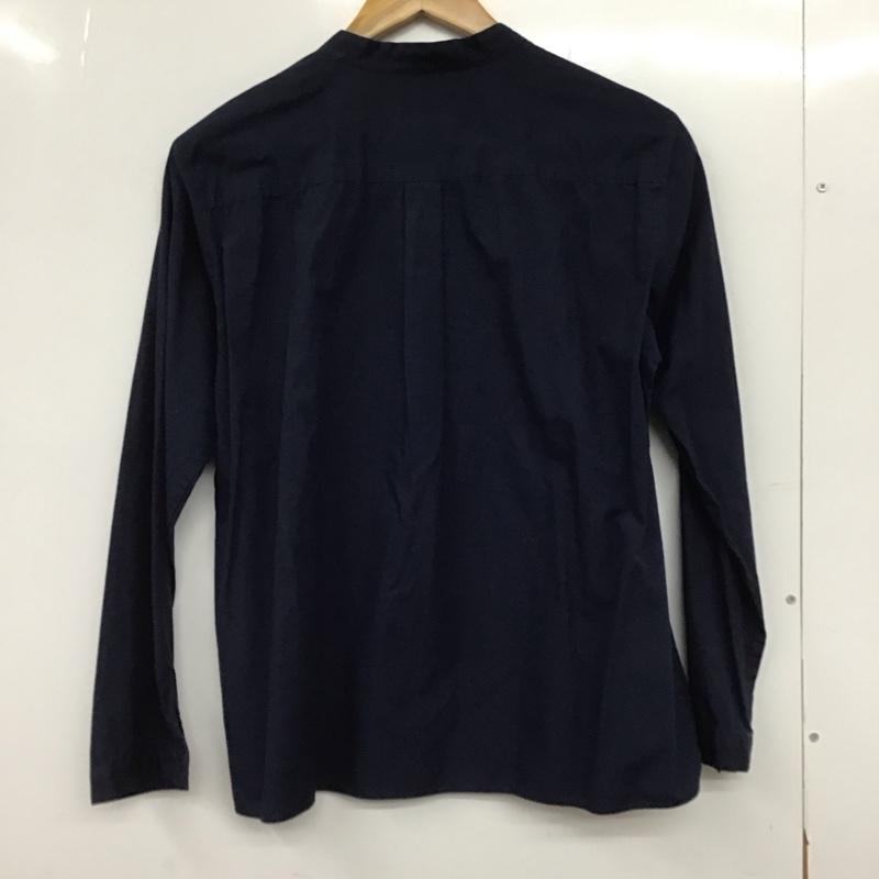 ブルーブルー BLUE BLUE シャツ、ブラウス 長袖 M 無地 紺 / ネイビー /  レディース USED 古着 中古 10151207