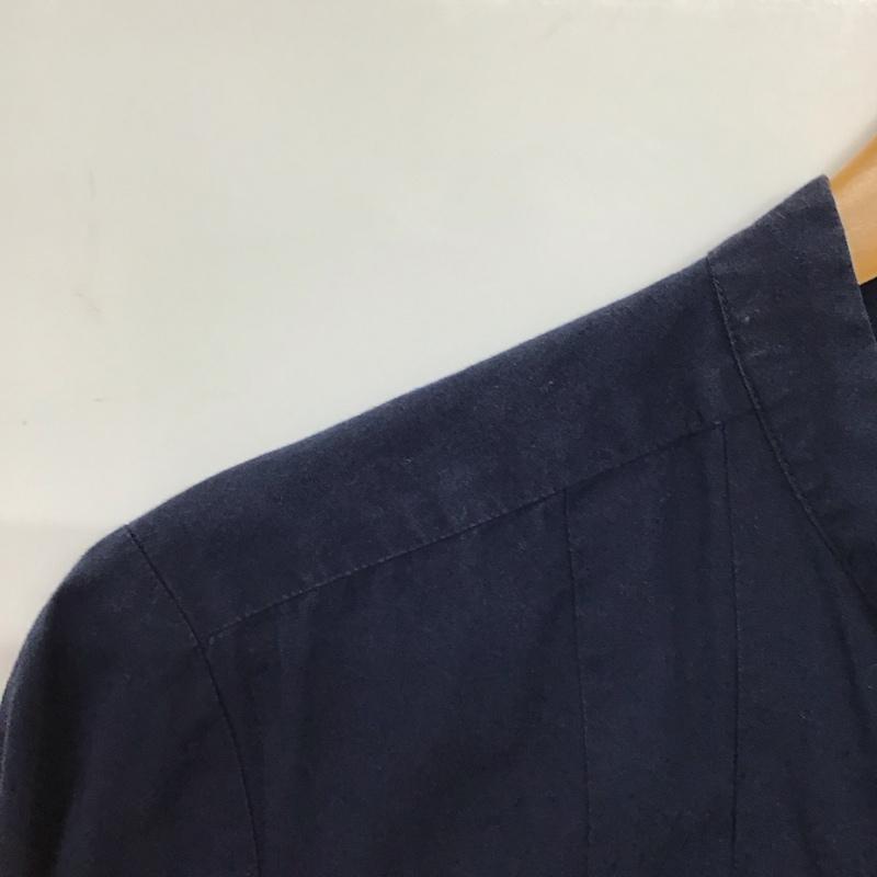 ブルーブルー BLUE BLUE シャツ、ブラウス 長袖 M 無地 紺 / ネイビー /  レディース USED 古着 中古 10151207