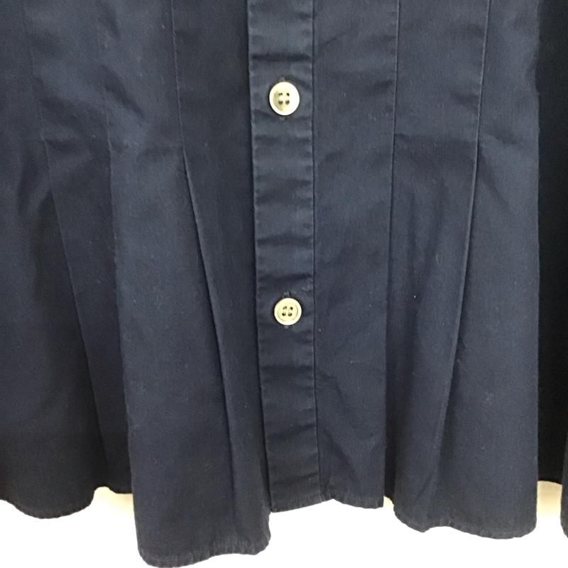 ブルーブルー BLUE BLUE シャツ、ブラウス 長袖 M 無地 紺 / ネイビー /  レディース USED 古着 中古 10151207
