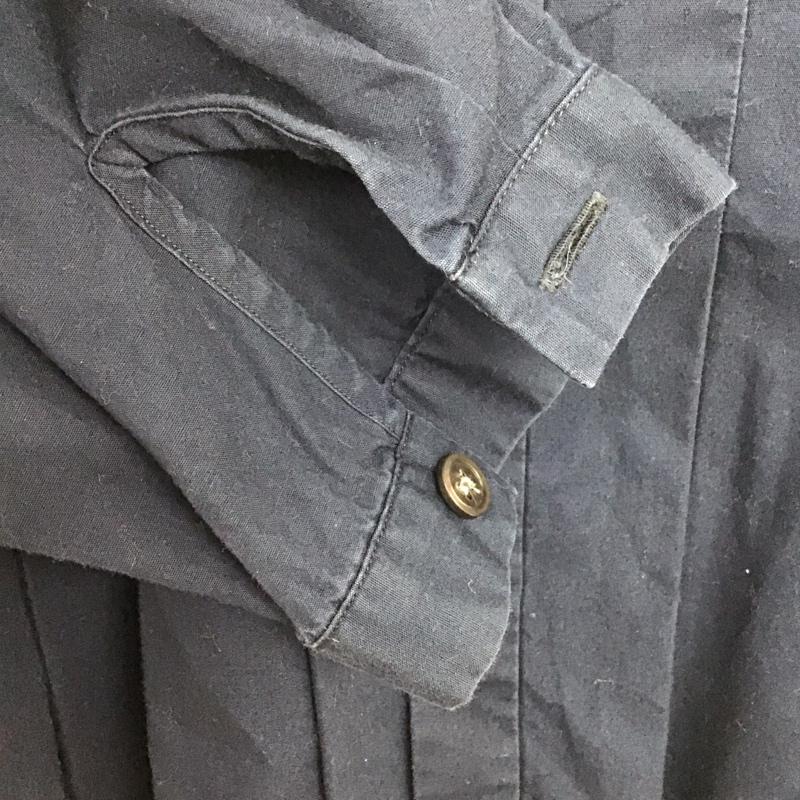 ブルーブルー BLUE BLUE シャツ、ブラウス 長袖 M 無地 紺 / ネイビー /  レディース USED 古着 中古 10151207