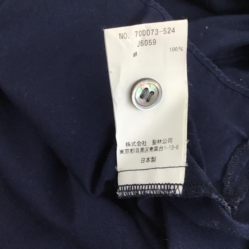 ブルーブルー BLUE BLUE シャツ、ブラウス 長袖 M 無地 紺 / ネイビー /  レディース USED 古着 中古 10151207
