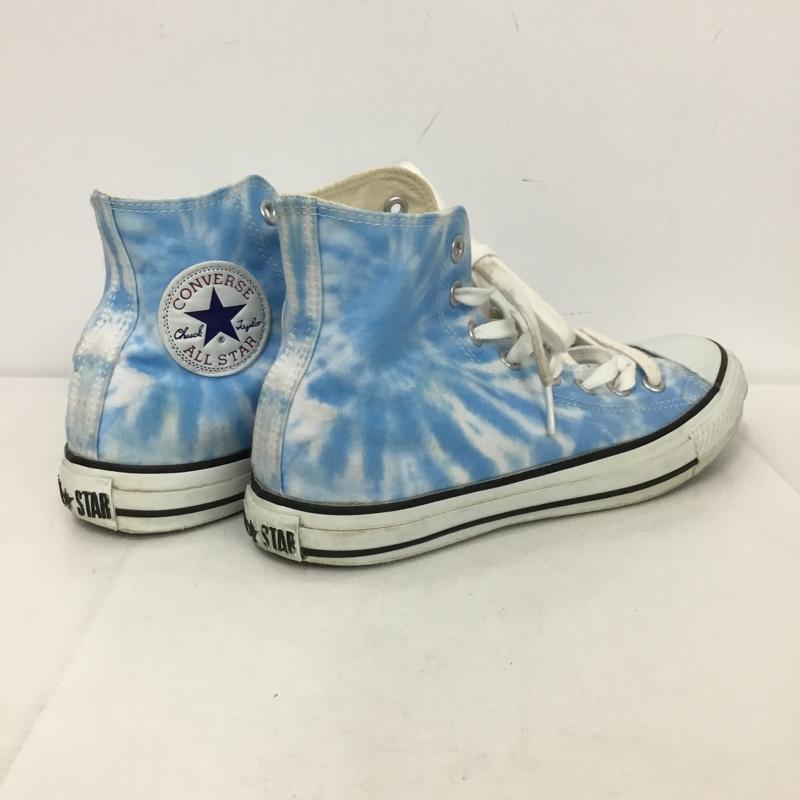 コンバース CONVERSE スニーカー スニーカー 1CJ311 タイダイ OC HI 25.5cm 25.5cm ロゴ、文字 水色 / ライトブルー /  メンズ USED 古着 中古 10151211