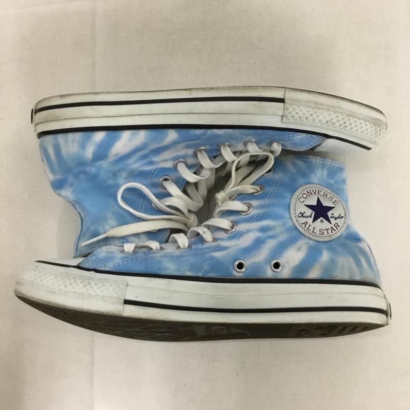 コンバース CONVERSE スニーカー スニーカー 1CJ311 タイダイ OC HI 25.5cm 25.5cm ロゴ、文字 水色 / ライトブルー /  メンズ USED 古着 中古 10151211