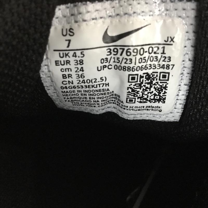 ナイキ NIKE スニーカー スニーカー 397690-021 WMNS AIR MAX COMMAND 24cm 24.0cm ロゴ、文字 黒 / ブラック / X 白 / ホワイト /  レディース USED 古着 中古 10151216