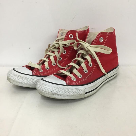 コンバース CONVERSE スニーカー スニーカー ハイカット 24.5cm 24.5cm ロゴ、文字 赤 / レッド /  レディース USED 古着 中古 10151217
