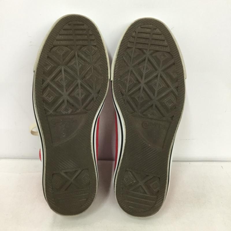 コンバース CONVERSE スニーカー スニーカー ハイカット 24.5cm 24.5cm ロゴ、文字 赤 / レッド /  レディース USED 古着 中古 10151217