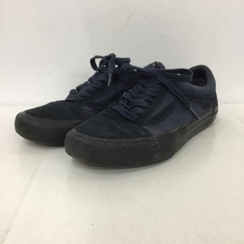 バンズ VANS スニーカー スニーカー 721454 25cm ローカット 25.0cm ロゴ、文字 紺 / ネイビー /  レディース USED 古着 中古 10151220