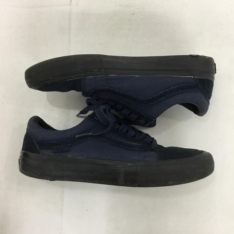 バンズ VANS スニーカー スニーカー 721454 25cm ローカット 25.0cm ロゴ、文字 紺 / ネイビー /  レディース USED 古着 中古 10151220