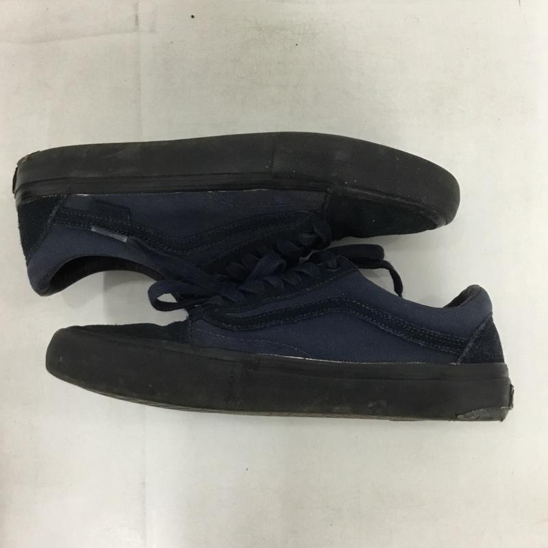 バンズ VANS スニーカー スニーカー 721454 25cm ローカット 25.0cm ロゴ、文字 紺 / ネイビー /  レディース USED 古着 中古 10151220