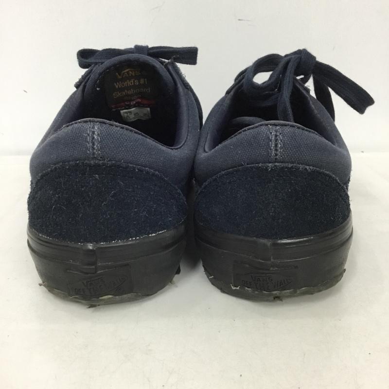 バンズ VANS スニーカー スニーカー 721454 25cm ローカット 25.0cm ロゴ、文字 紺 / ネイビー /  レディース USED 古着 中古 10151220
