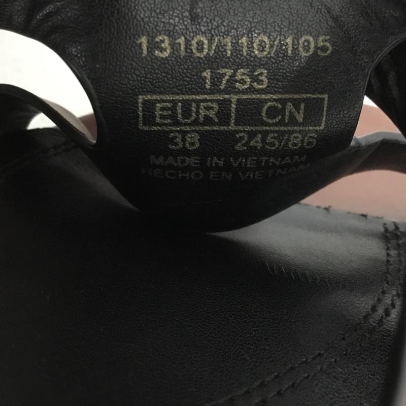 ザラ ZARA サンダル サンダル 1310 110 105 ミュール スクエアトゥ EU38 無地 茶 / ブラウン /  レディース USED 古着 中古 10151221